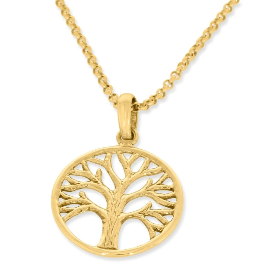 Baum des Lebens Halskette Gold Damen Kette Tree of Life Schmuck online