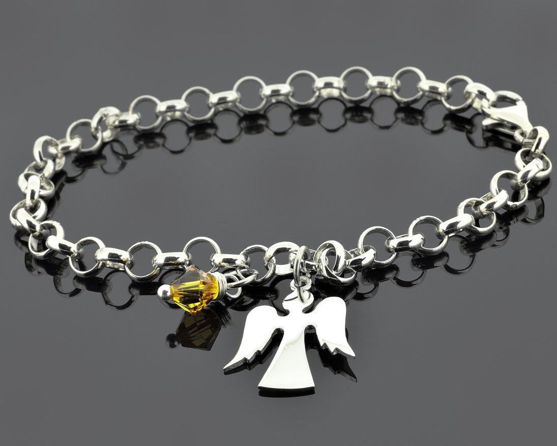 Bracciale A Croce BERGERLIN In Acciaio Inox – Regolabile, Con Pietre Naturali, Unisex - 3